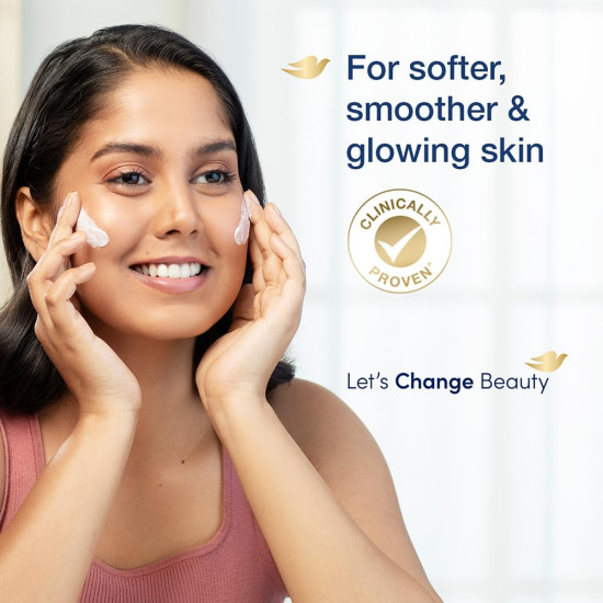 Dove Cream Beauty Bathing Soap Bar 125g (4+1 Free Combo) - Moisturising Cream for Softer Skin
