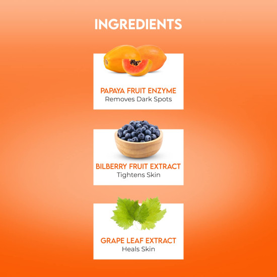 Jovees Herbal Papaya Face Wash - Brightening & Glowing Skin