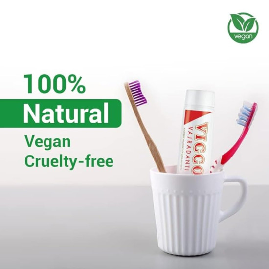 Vicco Vajradanti Ayurvedic Paste - 18 Essential Herbs for Healthy Teeth