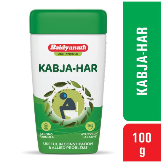 Baidyanath Asli Ayurved Kabja-Har I Bowel Regulator I 100 Gms Pack Of 3