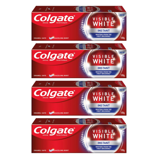 Colgate Visible White Instant Toothpaste - Instant Whitening & Enamel Protection