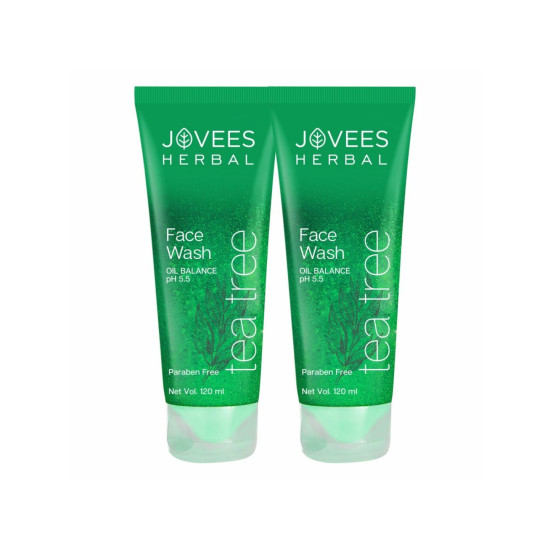 Jovees Herbal Tea Tree Oil Control Face Wash - For Oily & Acne Prone Skin Jovees Herbal Tea Tree Oil Control Face Wash - For Oily & Acne Prone Skin