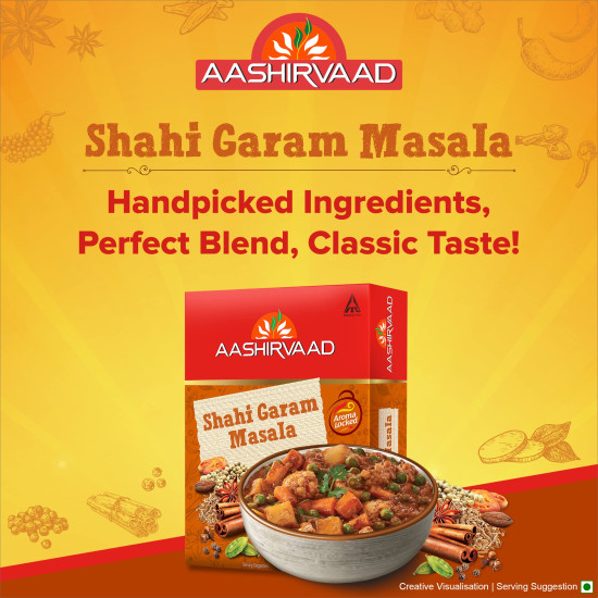 Aashirvaad Shahi Garam Masala, 100g - Exotic Spice Blend for Authentic Taste
