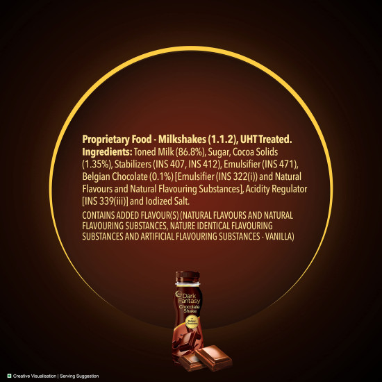 Sunfeast Chocolate Shake with Real Belgian Chocolate - Thick & Creamy Delight