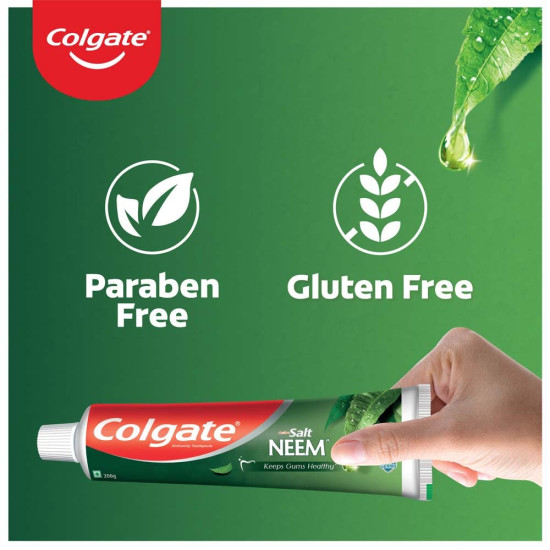 Colgate Active Salt Neem Toothpaste - Germ-Fighting Formula