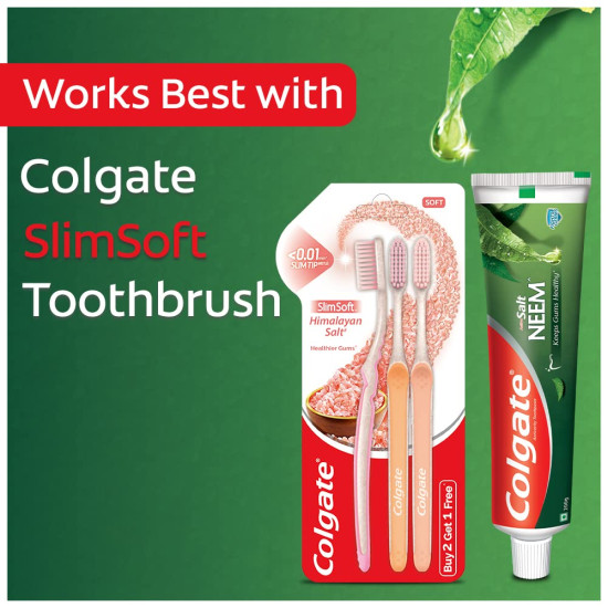 Colgate Active Salt Neem Toothpaste - Germ-Fighting Formula