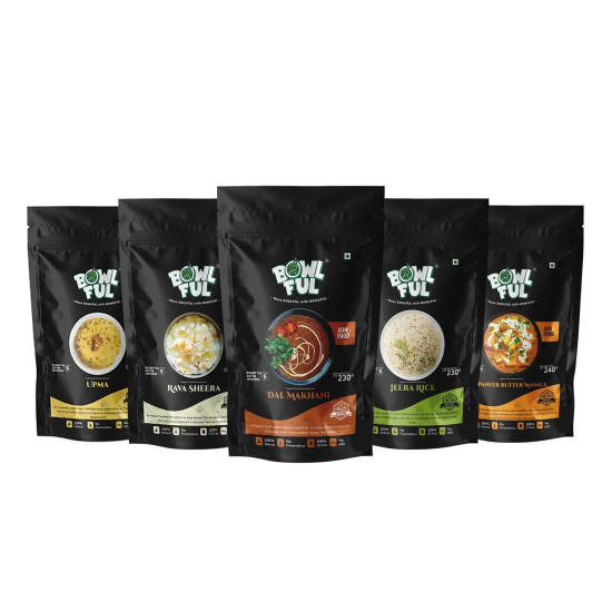 Bowlful Jain Full Meal 2 - 100% Natural, Ready to Eat