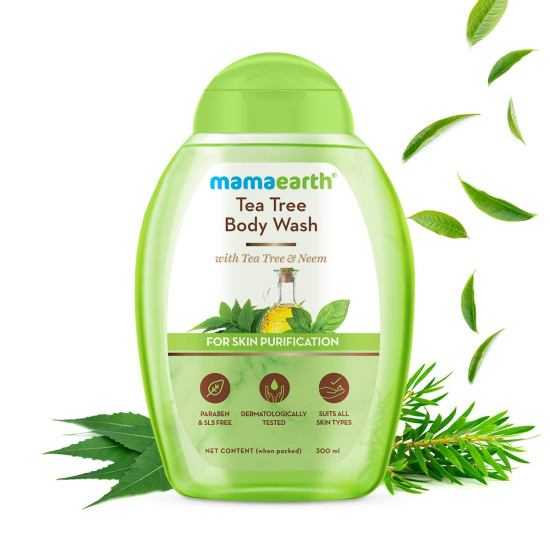 Mamaearth Tea Tree Body Wash - Natural Skin Purification