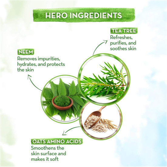 Mamaearth Tea Tree Body Wash - Natural Skin Purification