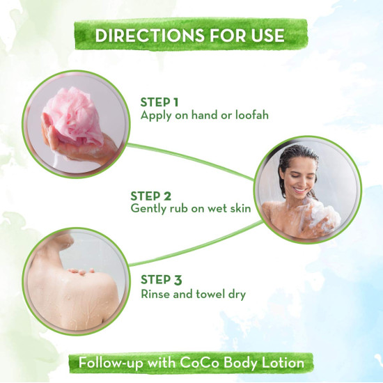 Mamaearth CoCo Body Wash - Coffee & Cocoa Shower Gel for Skin Awakening