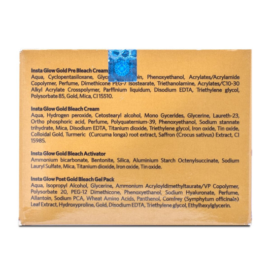 VLCC Insta Glow Gold Bleach - Colloidal Glow for Radiant Skin
