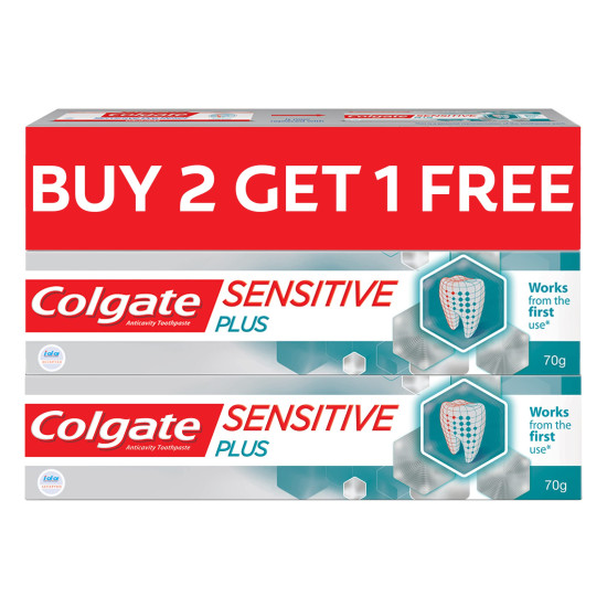 Colgate Sensitive Plus Toothpaste - Instant Relief with Pro Argin Formula