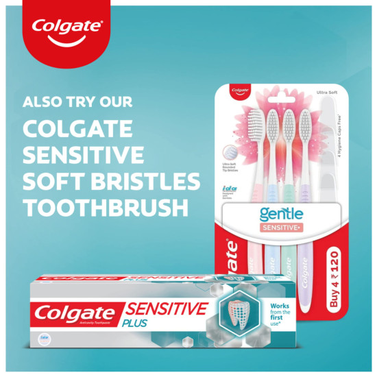 Colgate Sensitive Plus Toothpaste - Instant Relief with Pro Argin Formula