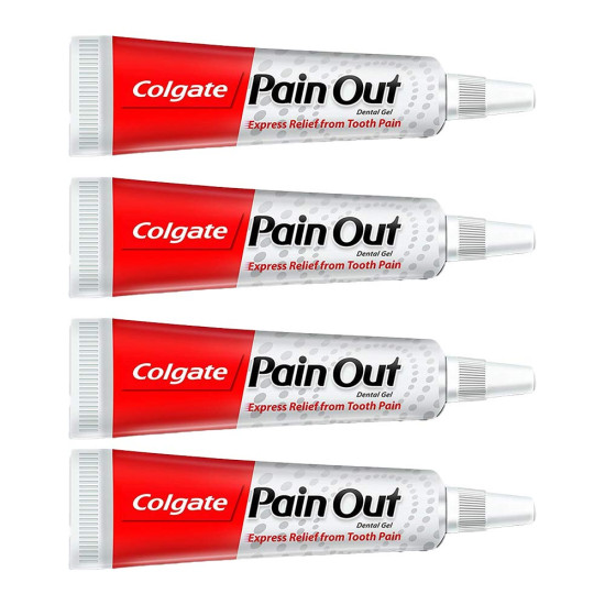 Colgate PainOut - 10 ml (Pack of 4) - Express Tooth Pain Relief