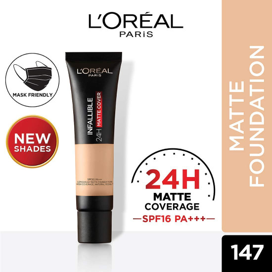 L'Oréal Paris Liquid Foundation - Waterproof, Sweatproof & Heatproof L'Oréal Paris Liquid Foundation - Waterproof, Sweatproof & Heatproof
