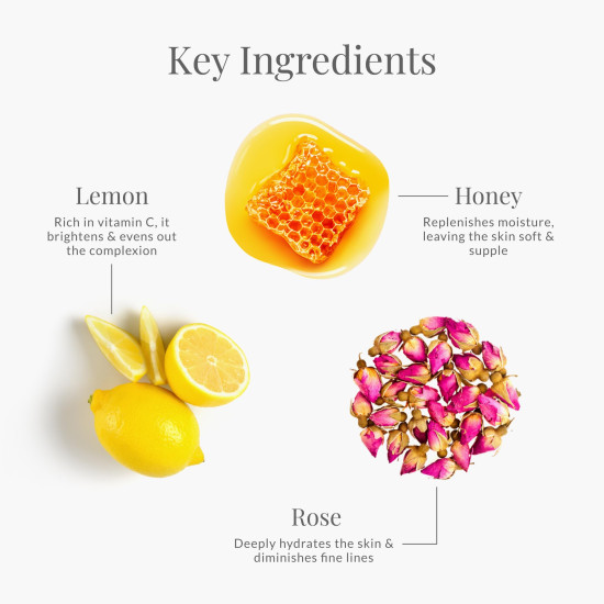 Forest Essentials Delicate Facial Cleanser - Organic Honey, Lemon & Rose Water