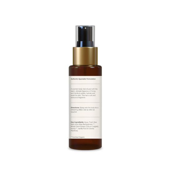 Forest Essentials Travel Size Body Mist Honey & Vanilla - Natural & Hydrating