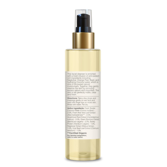 Forest Essentials Facial Cleanser Sandalwood & Orange Peel - Ayurvedic Face Wash