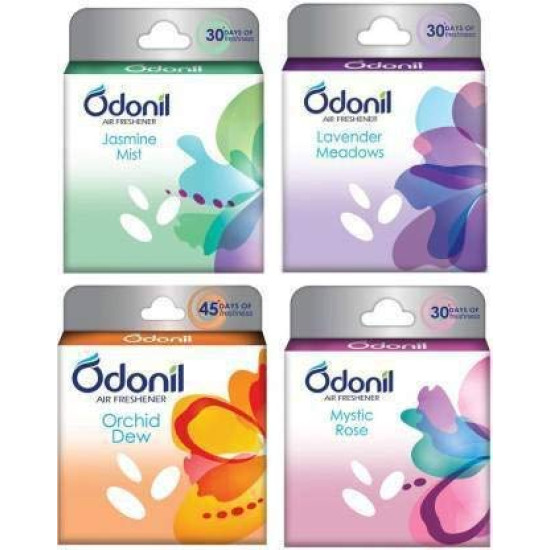 Odonil Air Freshener Blocks 50g - Buy 6 Get 2 Free Assorted