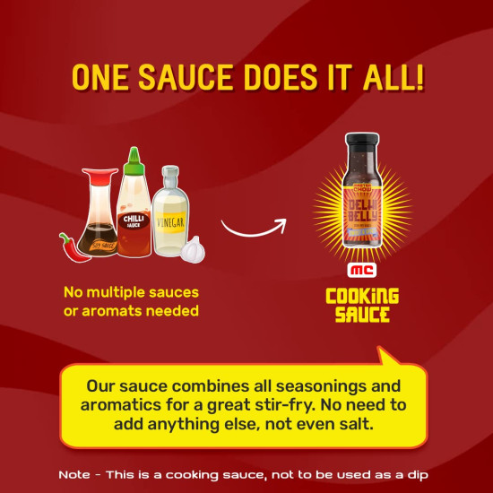 MasterChow Sweet & Spicy Stir Fry Cooking Sauce - Medium Spicy Delight
