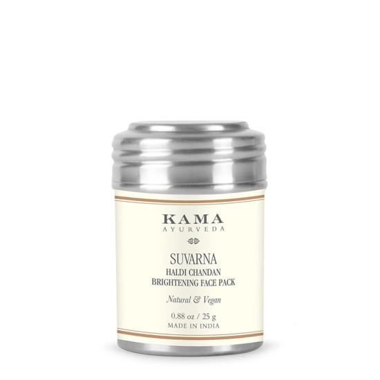 Kama Ayurveda Suvarna Haldi Chandan Brightening Face Pack - Natural Glow Enhancer