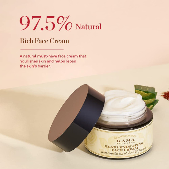 Kama Ayurveda Eladi Hydrating Face Cream 25Gm - Nourishing Day Cream