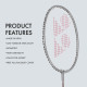 YONEX GR 303i Aluminium Strung Badminton Racket - High Durability for Beginners