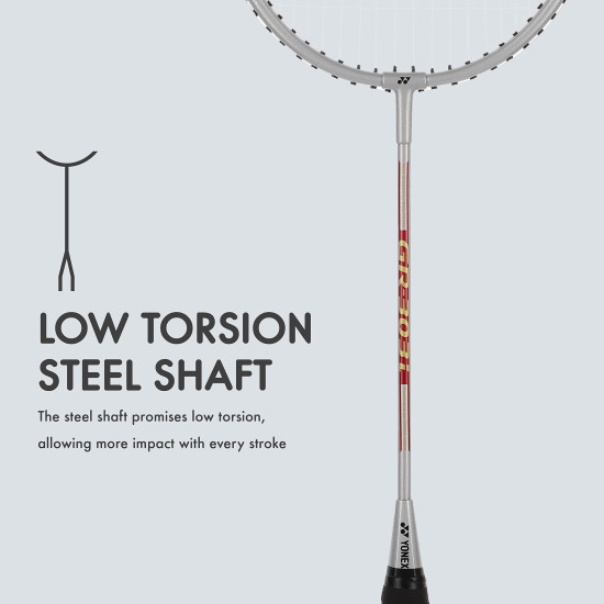 YONEX GR 303i Aluminium Strung Badminton Racket - High Durability for Beginners