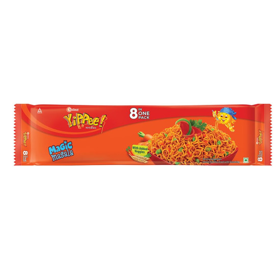 Sunfeast YiPPee! Magic Masala Instant Noodles - Delectable Indian Spices Sunfeast YiPPee! Magic Masala Instant Noodles - Delectable Indian Spices