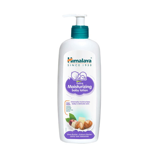 Himalaya Extra Moisturizing Baby Lotion 400 ml - Natural Butters for Soft Skin