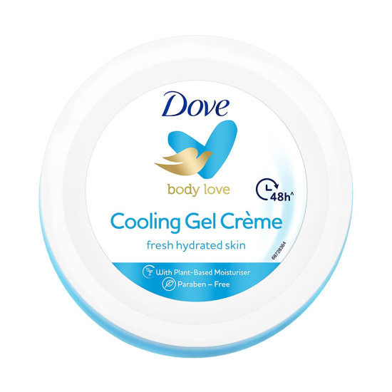 Dove Body Love Cooling Gel Crème - Paraben-Free, 48hrs Moisturisation