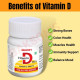Bakson's Vitamin D Plus - Promotes Calcium Absorption & Bone Health