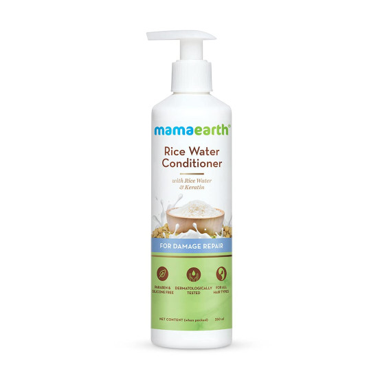 Mamaearth Rice Water Conditioner 250Ml - Frizz Control