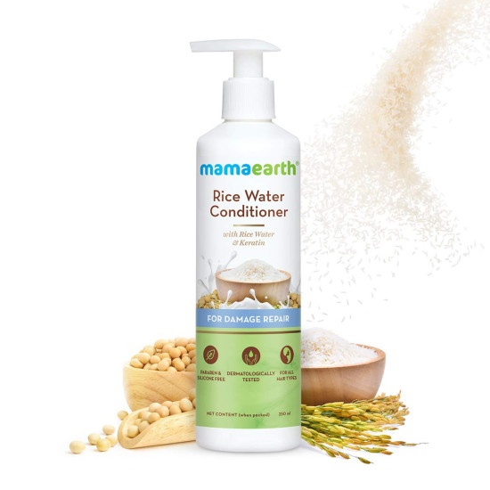 Mamaearth Rice Water Conditioner 250Ml - Frizz Control