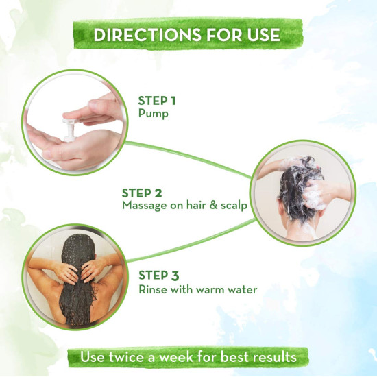 Mamaearth Rice Water Shampoo - Damage Repair & Split End Reduction