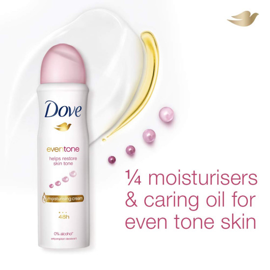 Dove Eventone Antiperspirant Deodorant for Women - Long-Lasting Odour Protection