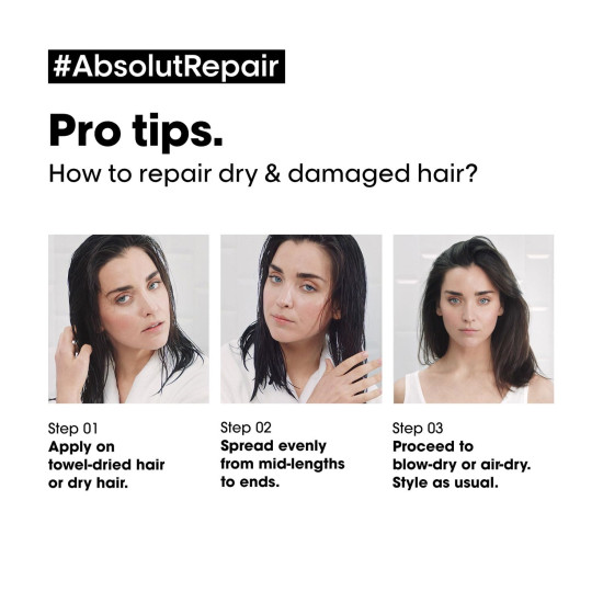 L'OREAL PROFESSIONNEL PARIS Absolut Repair Hair Oil - 10-In-1 Multi-Benefit Leave-In