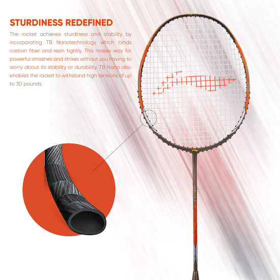 Li-Ning G-Force Superlite Ignite 7 Badminton Racket - Lightweight Carbon Fibre