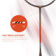 Li-Ning G-Force Superlite Ignite 7 Badminton Racket - Lightweight Carbon Fibre