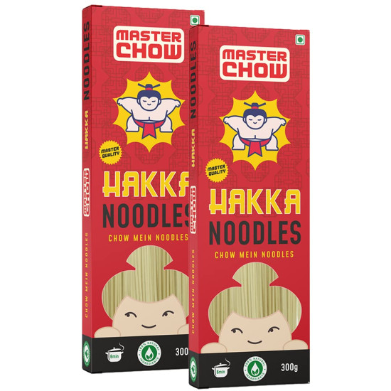 MasterChow Chinese Veg Hakka Noodles - No Preservatives, 100% Atta