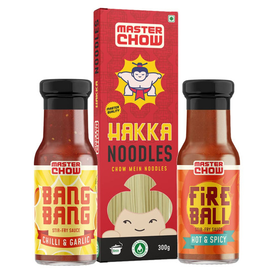 MasterChow Hot Chilli Garlic Noodle Pack - Authentic Asian Flavors