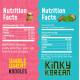 MasterChow Healthy Noodle Pack - Whole Wheat Noodles & Holy Basil Kinky Korean Sauce