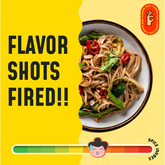 MasterChow Chilli Garlic Noodle Pack - Authentic Hakka Noodles & Sauce