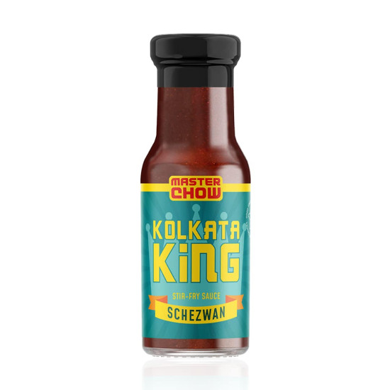 MasterChow Kolkata King Spicy Schezwan Stir Fry Cooking Sauce - Authentic Indo-Chinese Flavor