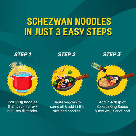 MasterChow Kolkata King Spicy Schezwan Stir Fry Cooking Sauce - Authentic Indo-Chinese Flavor