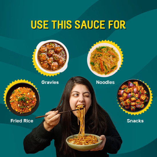 MasterChow Kolkata King Spicy Schezwan Stir Fry Cooking Sauce - Authentic Indo-Chinese Flavor