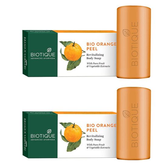 Biotique Bio Orange Peel Revitalizing Body Soap - Natural Skin Care