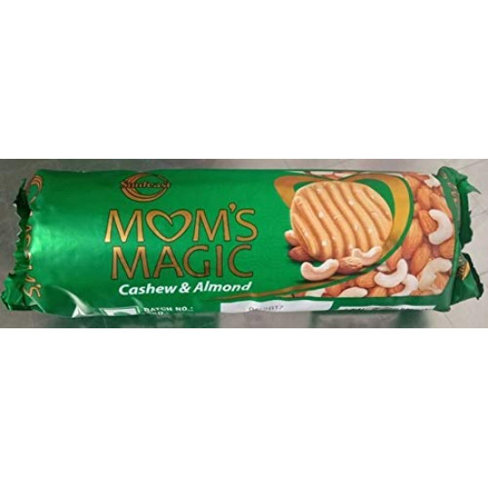 Sunfeast Mom's Magic Cashew & Almond Cookies, 100g - Delightful Crunch