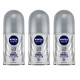 Nivea Silver Protect Deodorant Roll On for Men - Antibacterial Protection
