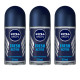 Nivea Fresh Active Deodorant Roll On for Men - Citrus Leathery Scent